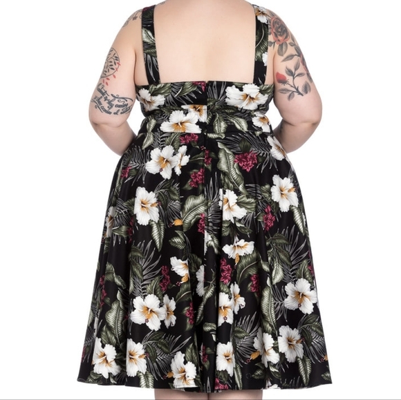 Hell Bunny X Hot Topic Tahiti 50's Dress 2X - Picture 3 of 3